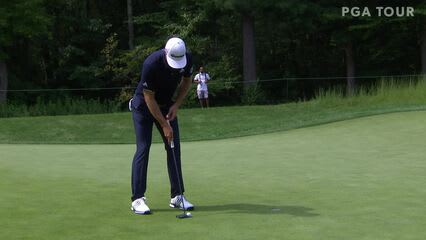 Dustin Johnson | 2020 THE NORTHERN TRUST | Round 4 | 1st hole | Shot 4