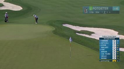 Aldrich Potgieter | Round 2 | 17th hole | Shot 2 | 2025 Valero