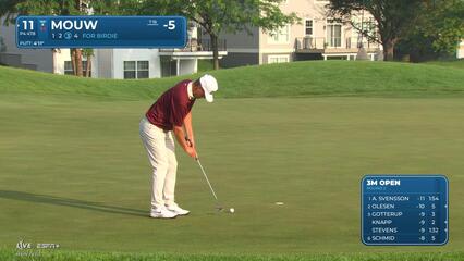 William Mouw | Round 2 | 11th hole | Shot 3 | 2025 3M Open