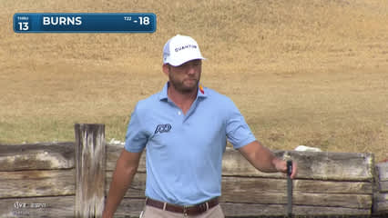 Sam Burns | Round 4 | 13th hole | Shot 3 | 2026 The American Express