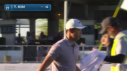 Tom Kim | Round 1 | 17th hole | Shot 3 | 2025 WM Phoenix Open