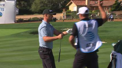 Wyndham Clark | Round 1 | 15th hole | Shot 2 | 2026 AT&T Pebble Beach