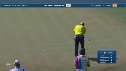 Hideki Matsuyama | Round 4 | 12th hole | Shot 3 | 2026 THE PLAYERS