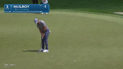 Rory McIlroy | Round 1 | 3rd hole | Shot 3 | 2025 Truist Championship