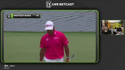 Hideki Matsuyama | Round 3 | 17th hole | Shot 2 | 2026 Truist Championship