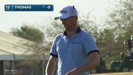 Justin Thomas | Round 2 | 13th hole | Shot 4 | 2025 WM Phoenix Open