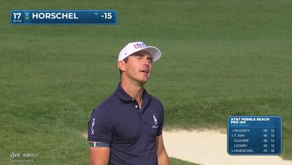 Billy Horschel | Round 4 | 17th hole | Shot 3 | 2025 AT&T Pebble Beach