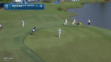 Andrew Novak | Round 1 | 17th hole | Shot 3 | 2026 Zurich Classic