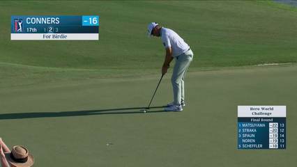 Corey Conners | Round 4 | 17th hole | Shot 2 | 2025 Hero World Challenge