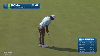 Max Homa | Round 2 | 14th hole | Shot 4 | 2026 John Deere