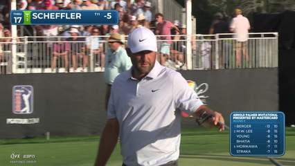 Scottie Scheffler | Round 3 | 17th hole | Shot 3 | 2026 Arnold Palmer