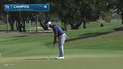 Rafael Campos | Round 4 | 14th hole | Shot 4 | 2025 Mexico Open