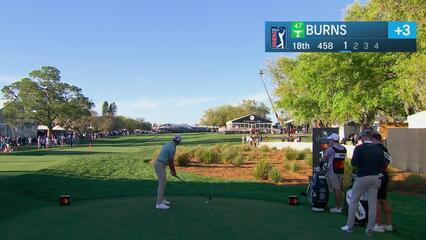 Sam Burns | Round 1 | 18th hole | Shot 1 | 2025 Arnold Palmer