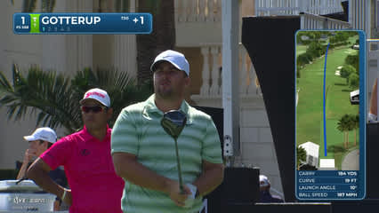 Chris Gotterup | Round 2 | 1st hole | Shot 1 | 2026 Cadillac
