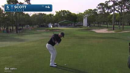 Adam Scott | Round 4 | 5th hole | Shot 3 | 2025 Valspar