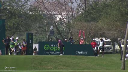 Rafael Campos | Round 2 | 2nd hole | Shot 1 | 2025 Mexico Open