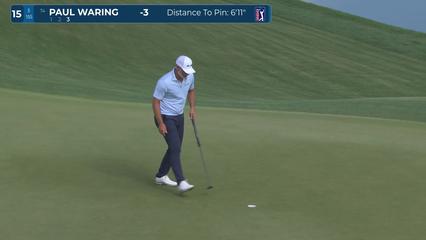 Paul Waring | Round 1 | 15th hole | Shot 3 | -1 Houston Open