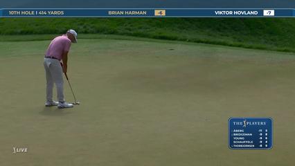 Brian Harman | Round 3 | 10th hole | Shot 4 | 2026 THE PLAYERS