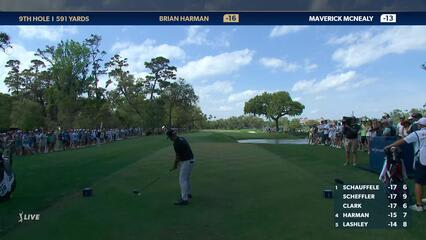 Brian Harman | 2024 THE PLAYERS | Round 4 | 9th hole | Shot 1