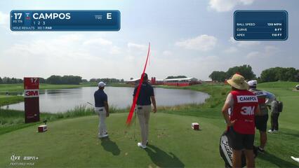 Rafael Campos | Round 2 | 17th hole | Shot 1 | 2025 3M Open