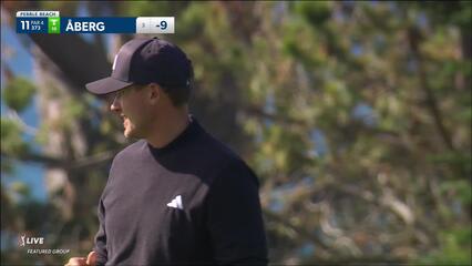 Ludvig Åberg | 2024 AT&T Pebble Beach | Round 2 | 11th hole | Shot 2