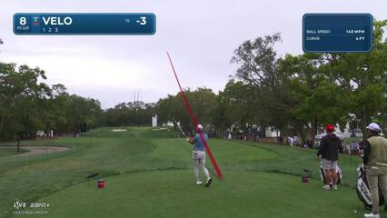 Kevin Velo | Round 1 | 8th hole | Shot 1 | 2025 Valspar