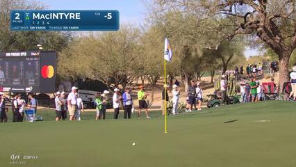 Robert MacIntyre | Round 3 | 2nd hole | Shot 2 | 2025 WM Phoenix Open