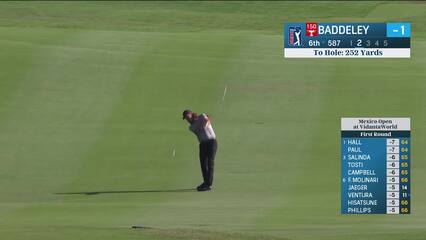 Aaron Baddeley | Round 1 | 6th hole | Shot 2 | 2025 Mexico Open