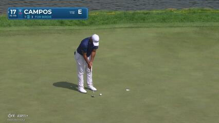 Rafael Campos | Round 2 | 17th hole | Shot 2 | 2025 3M Open