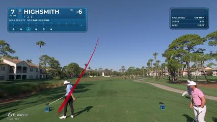 Joe Highsmith | Round 3 | 7th hole | Shot 1 | 2025 Cognizant Classic