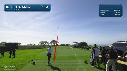 Justin Thomas | Round 3 | 16th hole | Shot 1 | 2025 Genesis