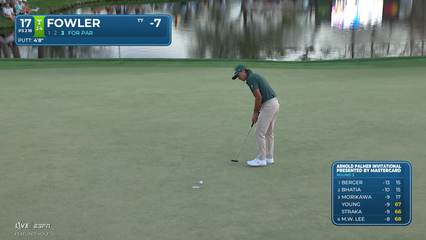 Rickie Fowler | Round 3 | 17th hole | Shot 3 | 2026 Arnold Palmer