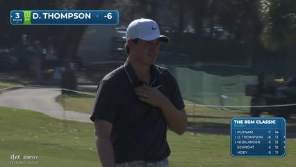 Davis Thompson | Round 1 | 3rd hole | Shot 3 | 2025 The RSM Classic
