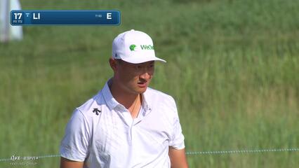 Haotong Li | Round 1 | 17th hole | Shot 1 | 2025 3M Open