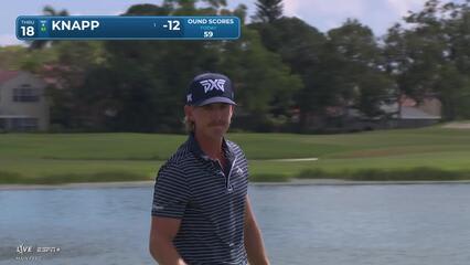 Jake Knapp | Round 1 | 18th hole | Shot 4 | 2025 Cognizant Classic