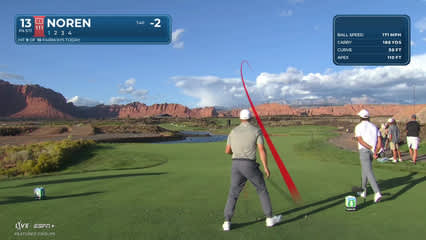 Alex Noren | Round 1 | 13th hole | Shot 1 | 2025 Bank of Utah