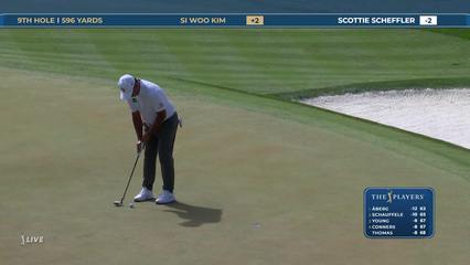 Si Woo Kim | Round 3 | 9th hole | Shot 4 | 2026 THE PLAYERS