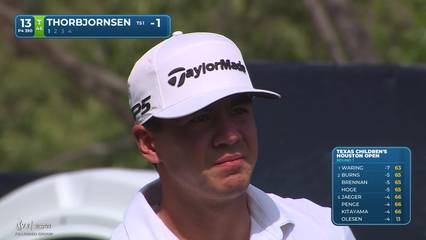 Michael Thorbjornsen | Round 1 | 13th hole | Shot 1 | -1 Houston Open