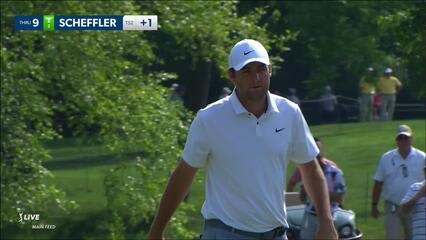 Scottie Scheffler | 2023 the Memorial | Round 3 | 9th hole | Shot 4