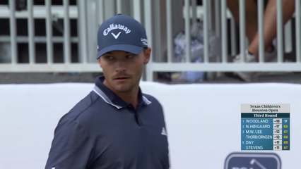 Nicolai Højgaard | Round 3 | 18th hole | Shot 4 | 2026 Texas Children's