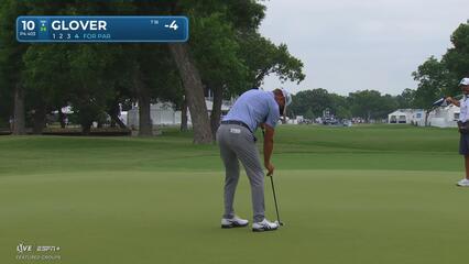 Lucas Glover | Round 3 | 10th hole | Shot 4 | 2025 Charles Schwab