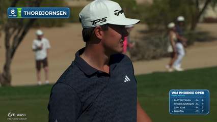 Michael Thorbjornsen | Round 4 | 8th hole | Shot 2 | 2026 WM Phoenix Open