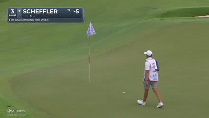 Scottie Scheffler | Round 2 | 3rd hole | Shot 3 | 2026 TOUR Championship