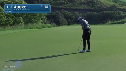 Ludvig Åberg | Round 4 | 1st hole | Shot 4 | 2025 The Sentry