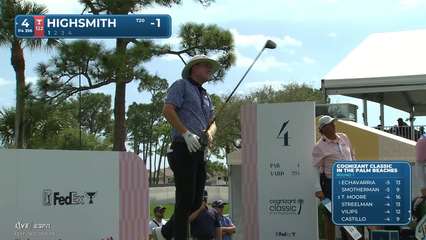 Joe Highsmith | Round 1 | 4th hole | Shot 1 | 2026 Cognizant Classic