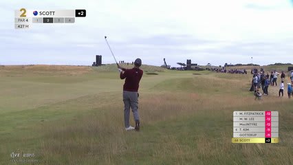 Adam Scott | Round 4 | 2nd hole | Shot 2 | 2026 Genesis Scottish Open