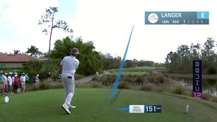 Bernhard Langer | Round 1 | 12th hole | Shot 1 | 2025 Chubb Classic