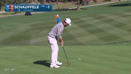 Xander Schauffele | Round 1 | 17th hole | Shot 3 | 2026 AT&T Pebble Beach