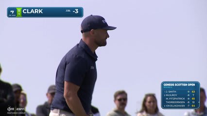 Wyndham Clark | Round 2 | 7th hole | Shot 5 | 2026 Genesis Scottish Open