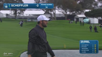 Scottie Scheffler | Round 1 | 18th hole | Shot 5 | 2025 Genesis